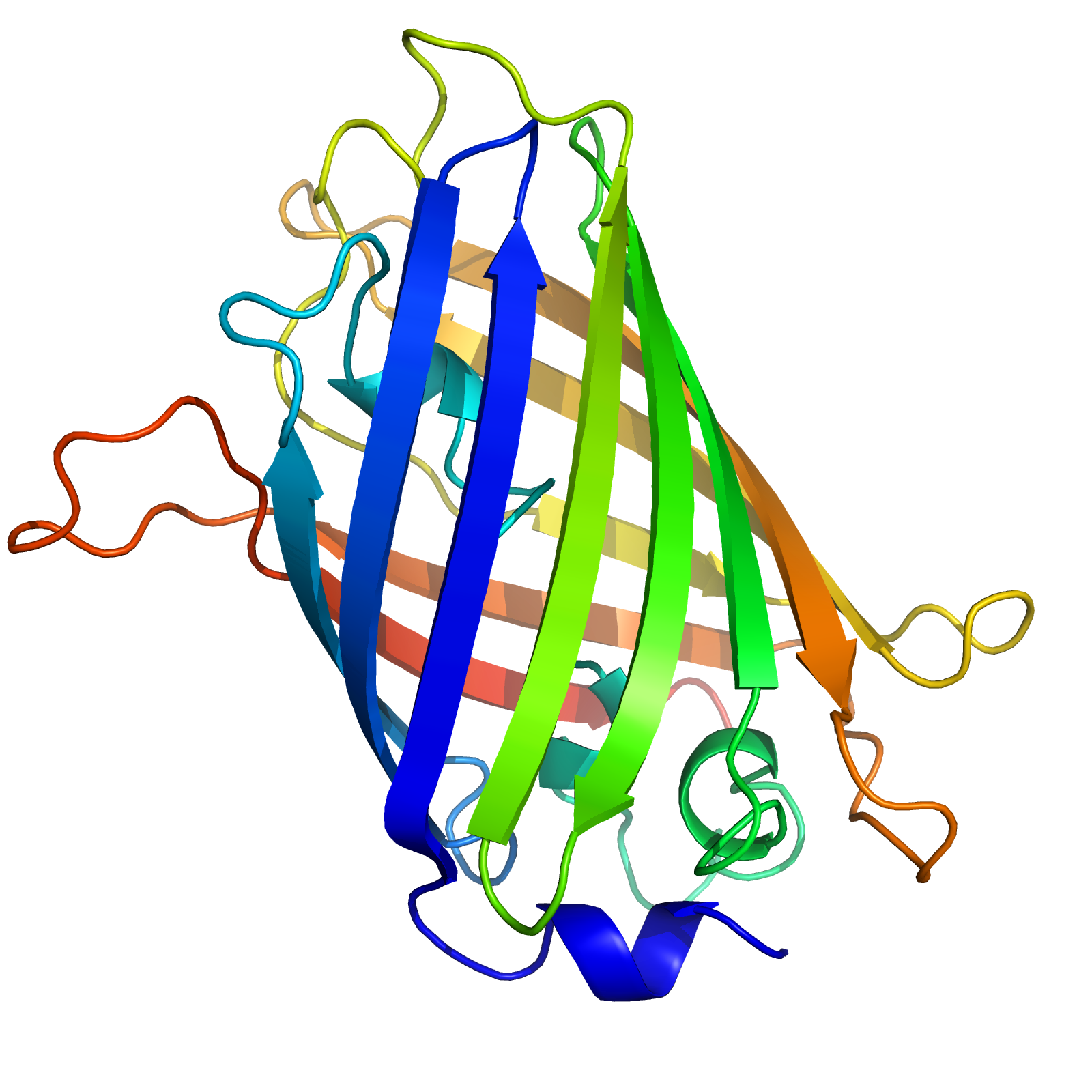 La structure de la Green Fluorescent Protein