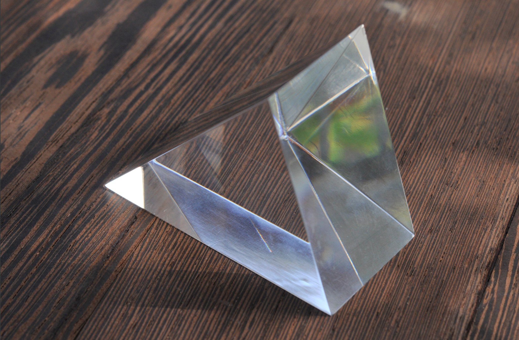Prisme Triangulaire En Verre De Cristal Arc-en-ciel, Prisme De