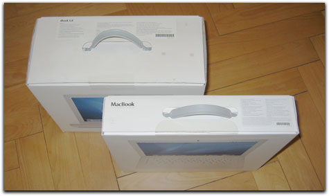 photo carton iBook et MacBook